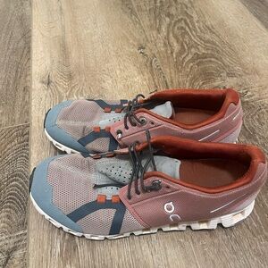 On Running Women's Athletic Shoes - Pink and Gray